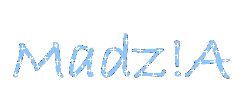 Brokatowy napis Madzia